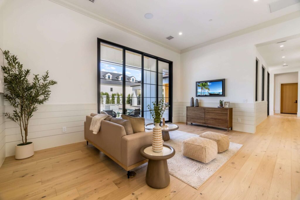 Real Estate Videography Coverage of Living Room and Patio View in Chandler, AZ