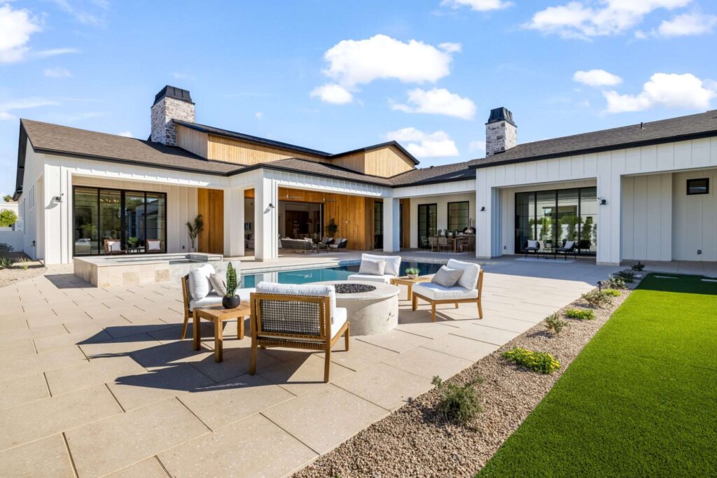 Real Estate Videography Coverage of Backyard Pool and Patio in Chandler, AZ